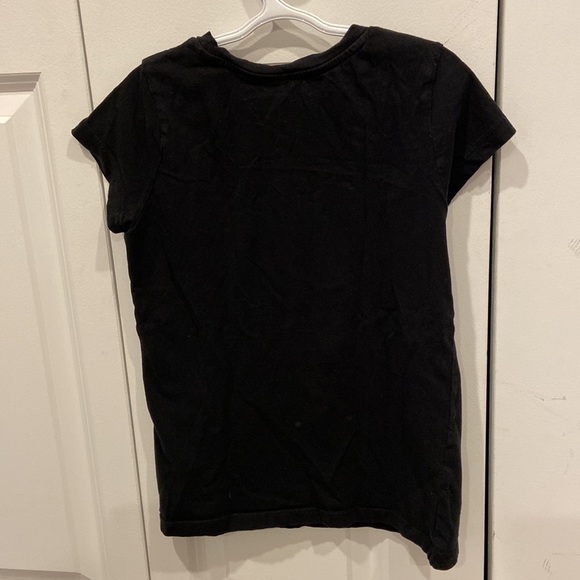 DC Comics Batman Black Tee with Sparkly Pink & Blue Logo - Picture 4 of 6